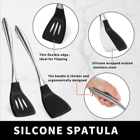 Espátula Happy Kit para uso diario en cocina, versátil y práctica.