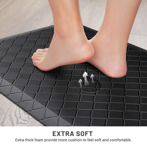 HappyTrends alfombra anti-fatiga para fregadero, superficie estable para tareas
