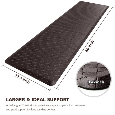 HappyTrends alfombra de cocina resistente al agua para derrames diarios