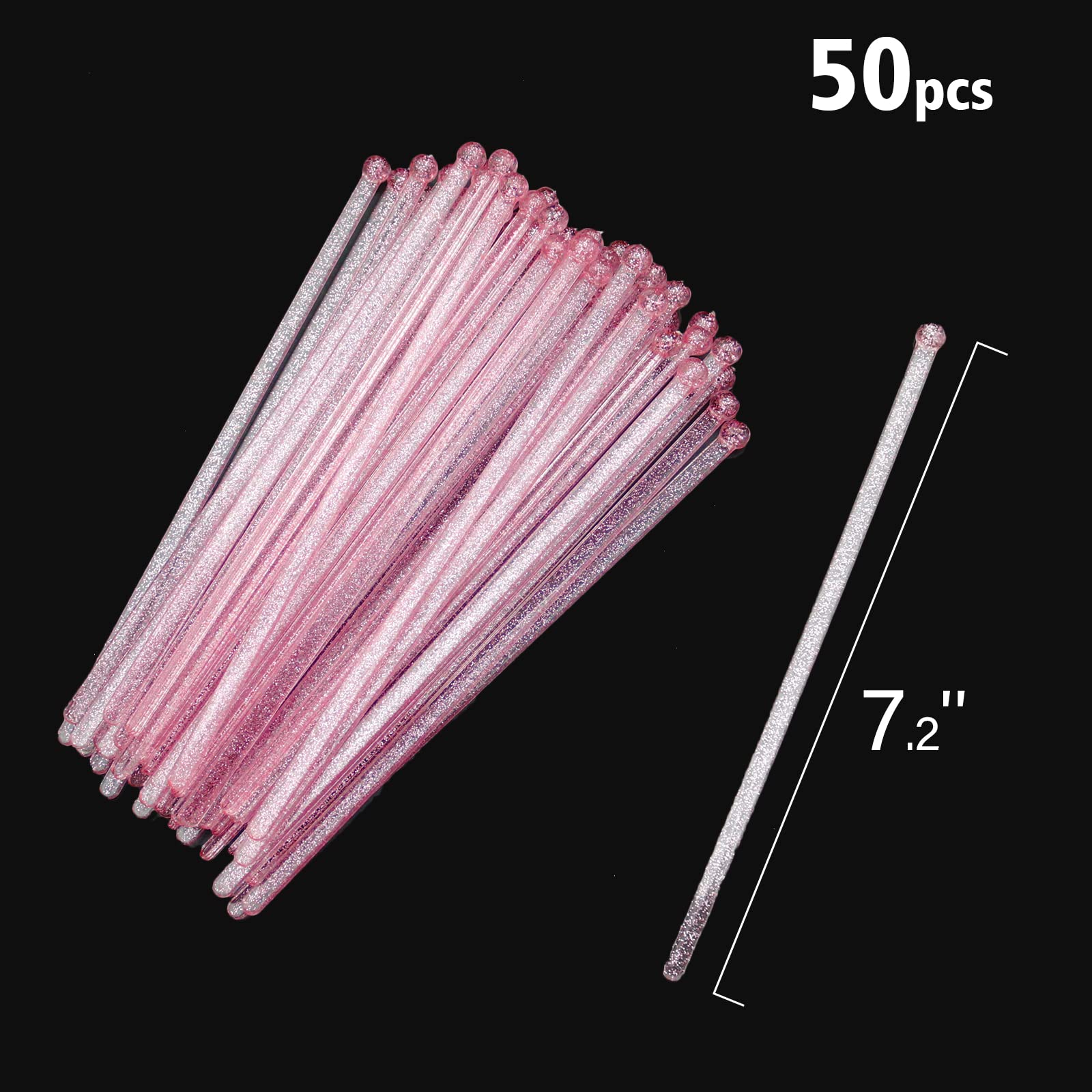 hapray agitadores cristal para paletas de pastel, ideal para fiestas.