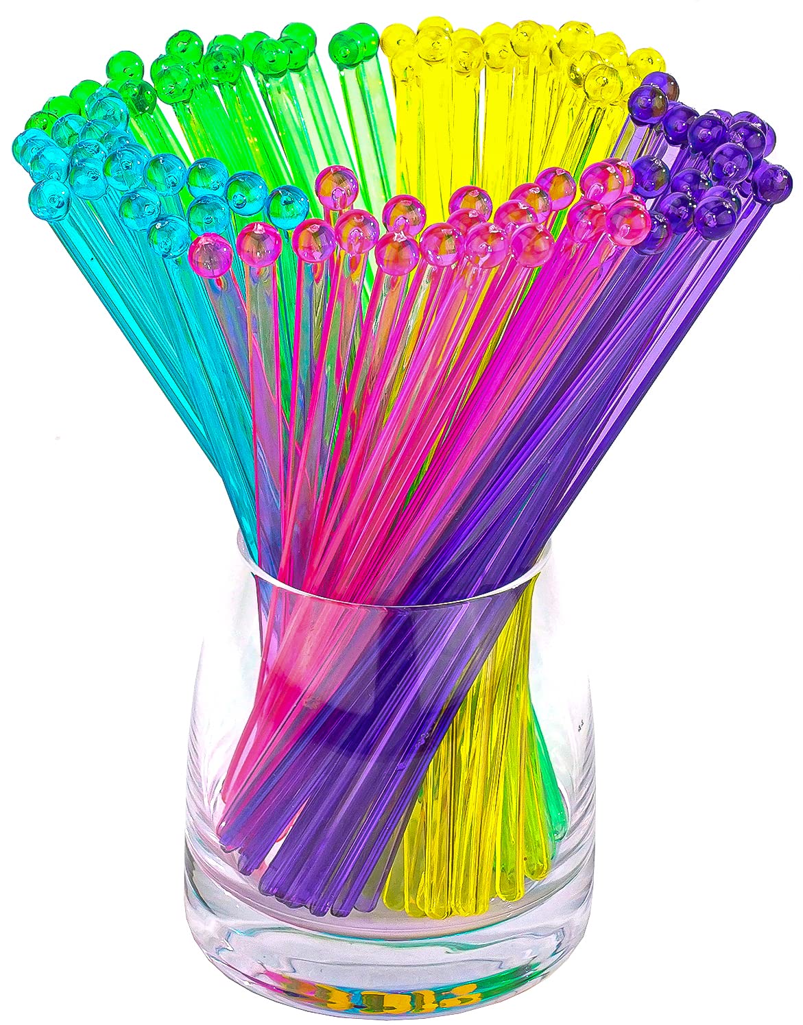 Palitos agitadores hapray de plástico cristal para bebidas limpias y rápidas