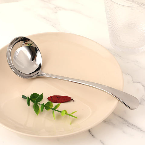 Cucharón Hariendny para caldo, diseño ergonómico y cómodo
