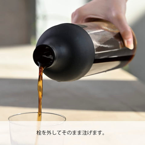 HARIO boca ergonómica para verter sin goteo 650 ml negra