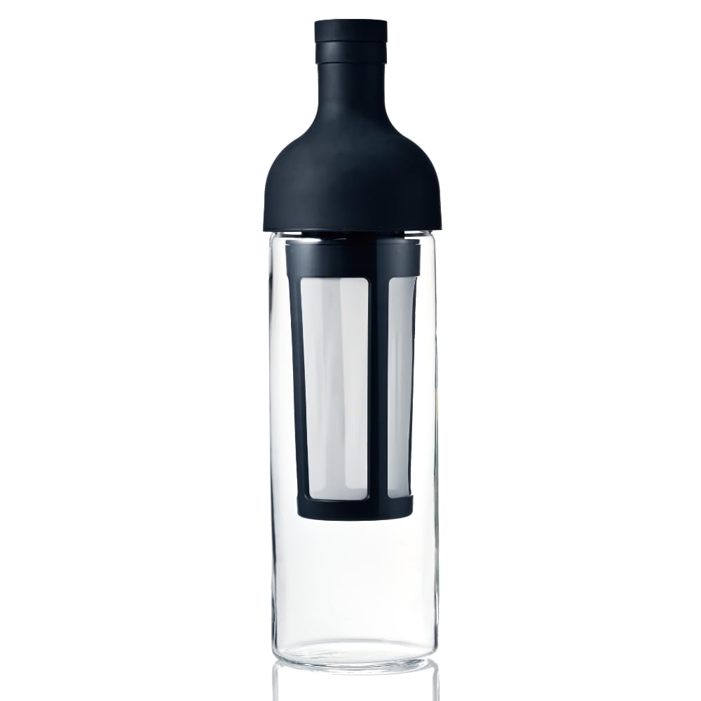 HARIO botella infusión fría para café 650 ml, negra ideal para servir café frío en casa