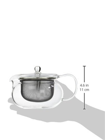 Capacidad de 700 ml con Hario ChaCha Kyusu Maru para varias tazas