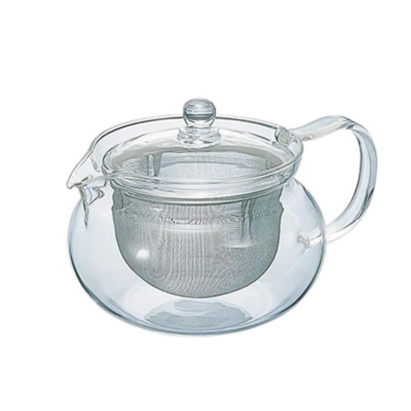Diseño japonés de Hario ChaCha Kyusu Maru para una presencia elegante