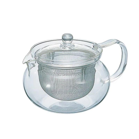 Diseño japonés de Hario ChaCha Kyusu Maru para una presencia elegante