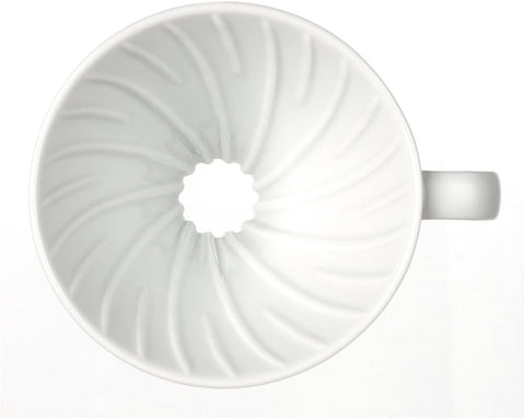 Filtros blancos 02 de Hario para filtrado consistente.