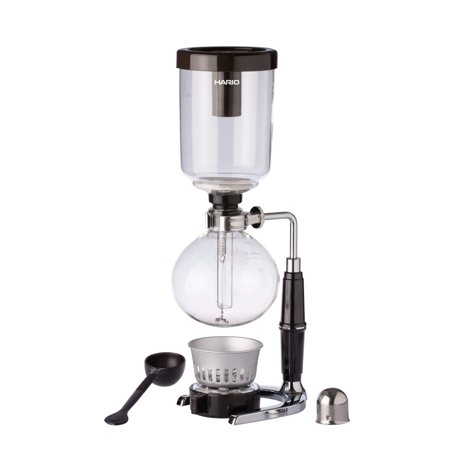 HARIO Technica: bol superior del sifón para extracción precisa de aromas.