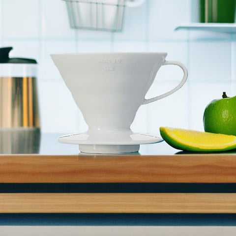 Diseño tradicional japonés Hario V60, hecho a mano en Japón.