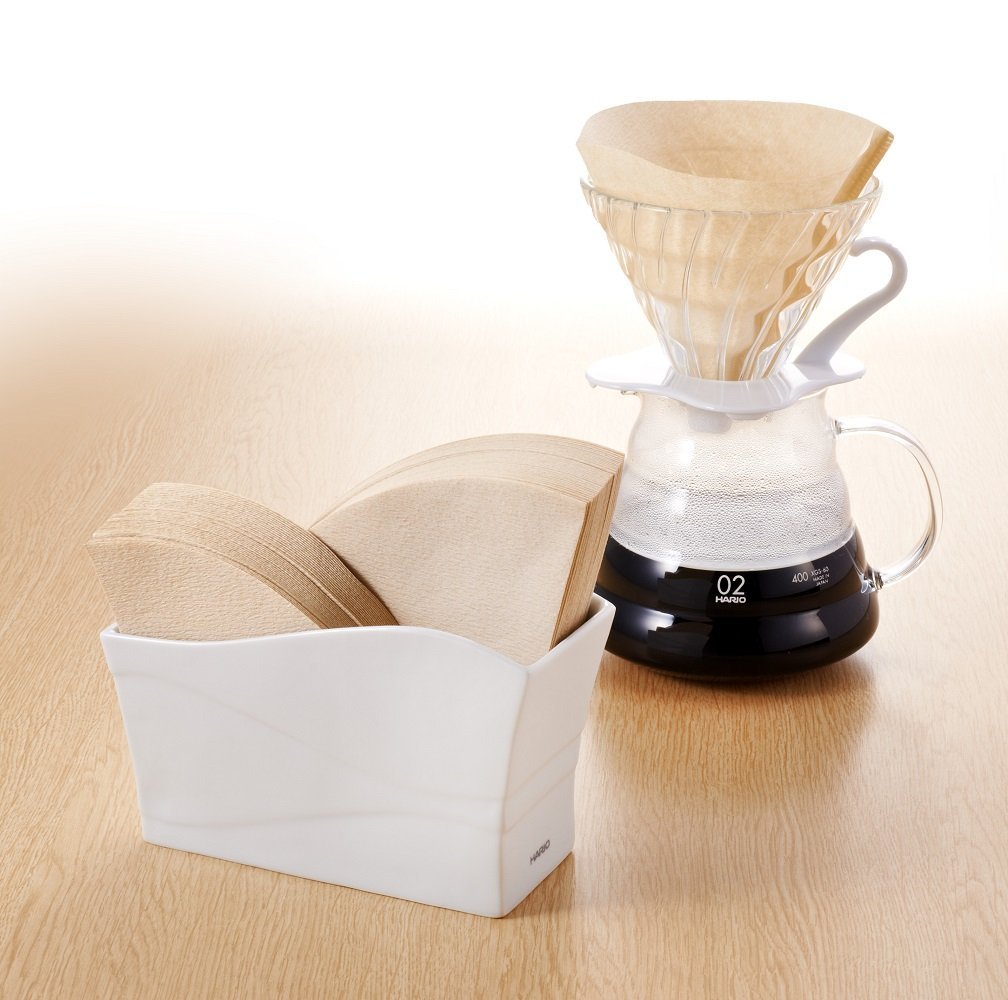 Conjunto listo para vertido: soporte cerámico y goteador V60