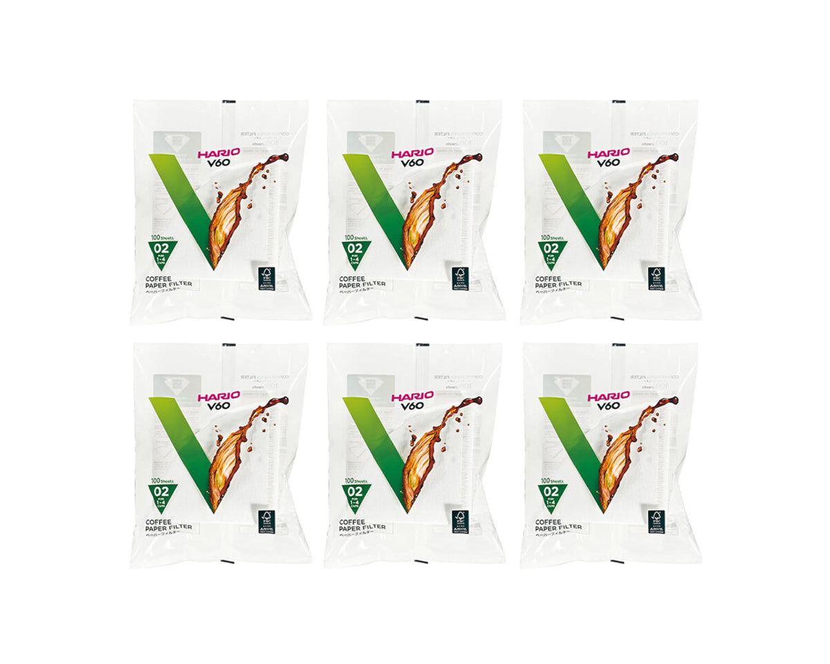 Hario V60 02 filtro de cono para taza limpia y clara