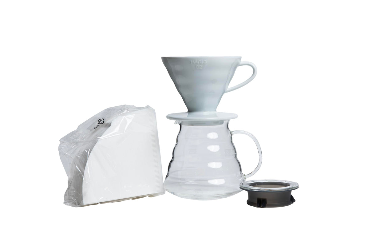 Hario V60 escurridor cerámico 02 para extracción limpia y controlada.
