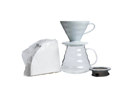 Hario V60 escurridor cerámico 02 para extracción limpia y controlada.