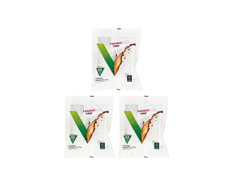 Filtros Hario V60 cono tamaño 02 3x100 para vertido limpio