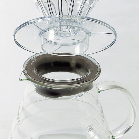 Jarra Hario V60 de vidrio apta para microondas y uso rápido