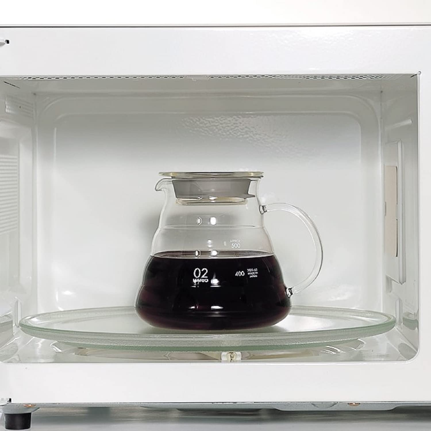 Jarra de vidrio resistente al calor Hario V60 para bebidas de café calientes