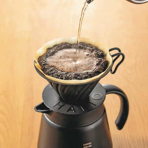 HARIO V60 de metal, tamaños 01-02-03, aptos para 1–2, 1–4 y 1–6 tazas.