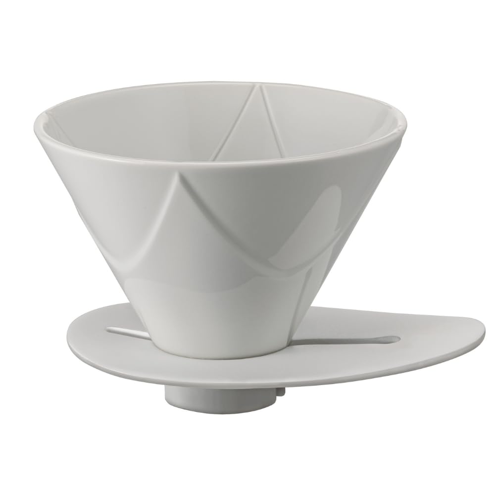 Hario V60 Mugen cerámico 02 blanco drenaje lento para control de extracción.