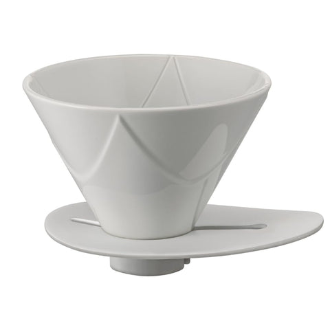 Hario V60 Mugen cerámico 02 blanco drenaje lento para control de extracción.