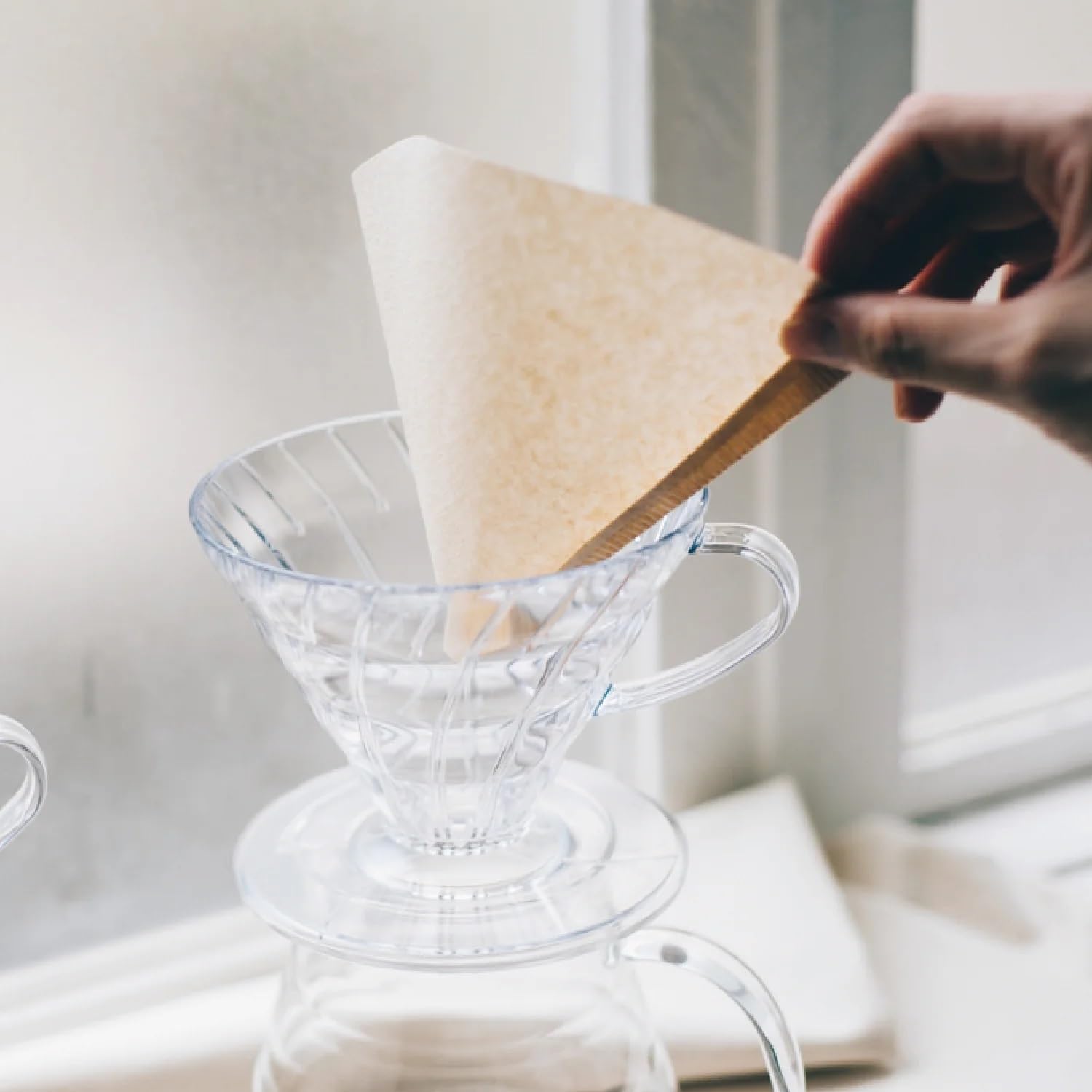 HARIO V60 02, limpieza fácil, listo para uso diario.