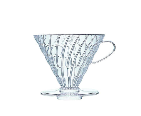 Hario V60 plástico filtro de goteo tamaño 03, ideal para preparar café limpio y aromático en casa