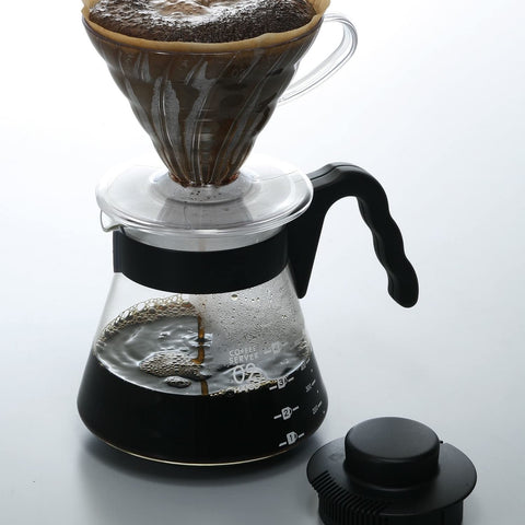 HARIO V60 vaso de borosilicato resistente al calor.