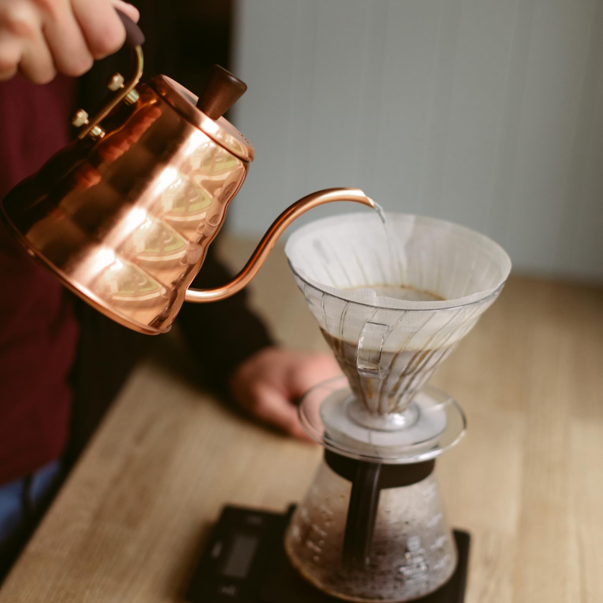Fácil de limpiar la Jarra Hario V60 Glass Range.