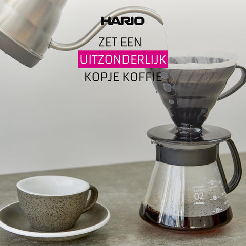 Ideal para filtrado de café con el método V60 en casa.