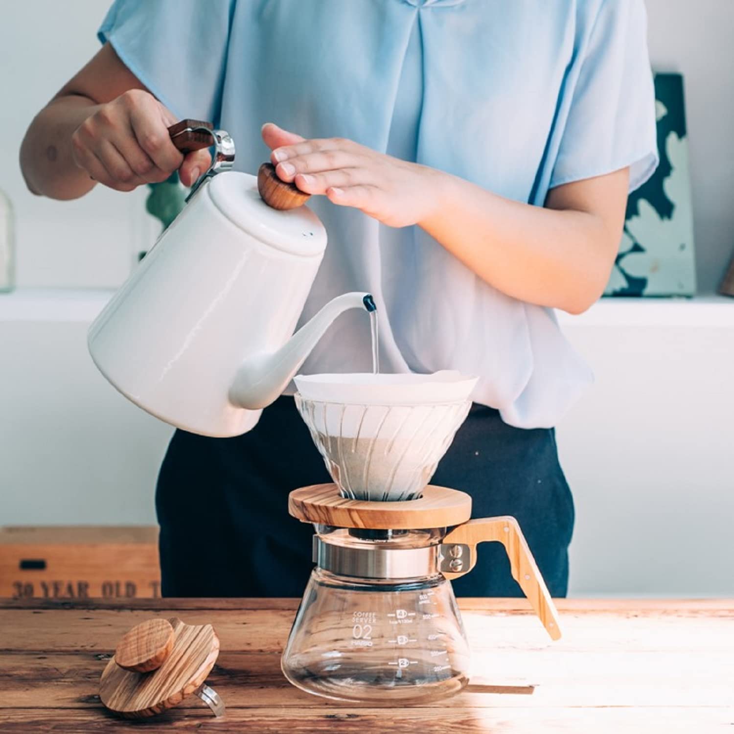 Vidrio resistente al calor mantiene la temperatura del café