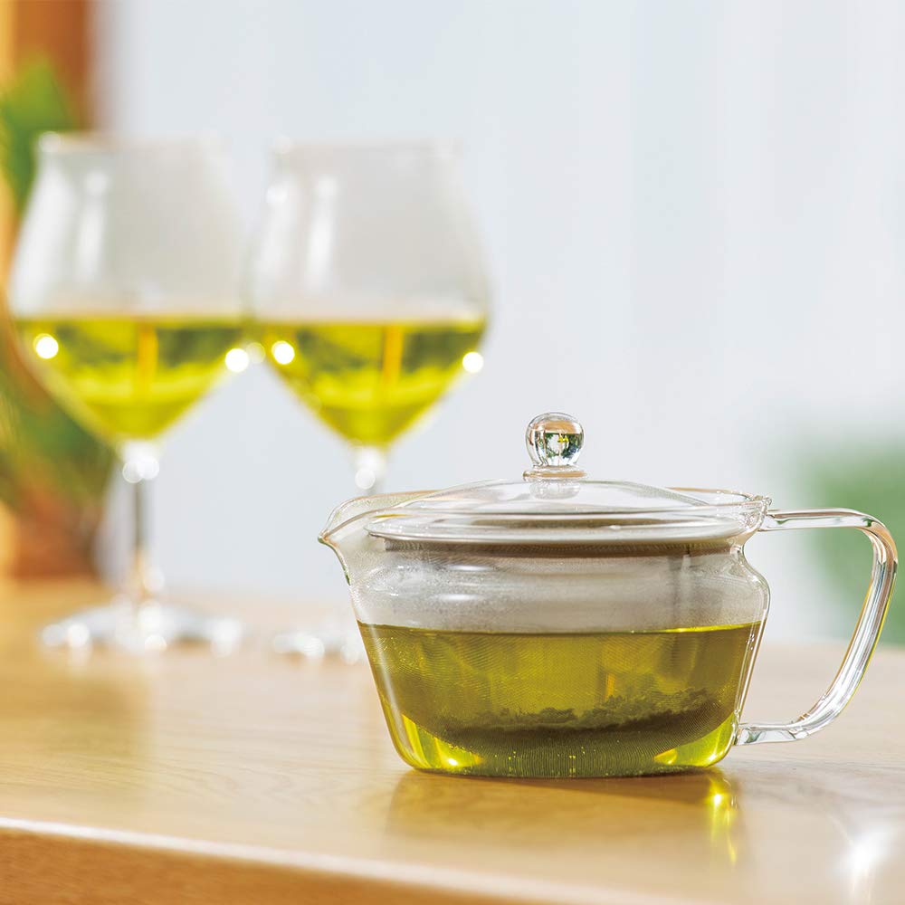 Tetera Hario Zen resistente al calor para infusiones duraderas.