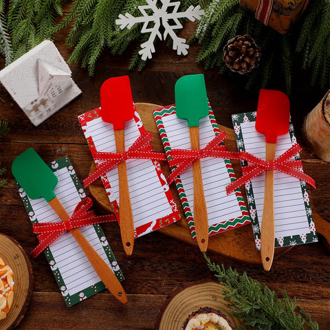 Harloon notas imantadas navideñas, adhesión rápida a la nevera para recetas.