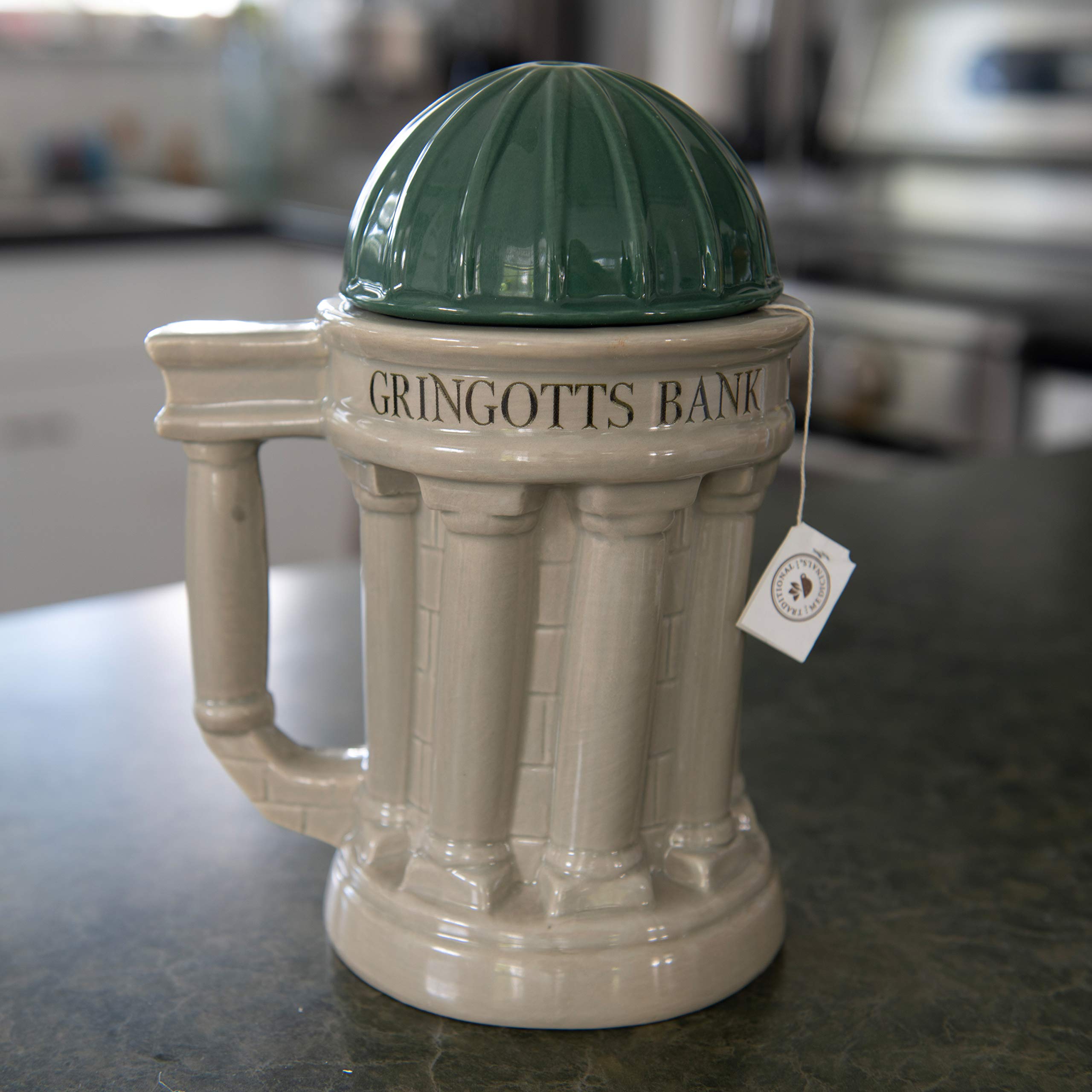 Taza Gringotts de Harry Potter 30 oz, colección para fanáticos.