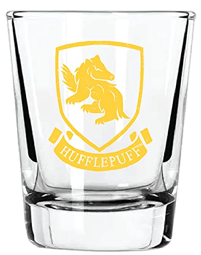 Harry Potter vasos de vidrio claro, acabado nítido para exhibir.