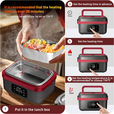 HASDSAGY fiambrera-uso-movil-oficina-coche-camping: perfecta para diferentes escenarios.