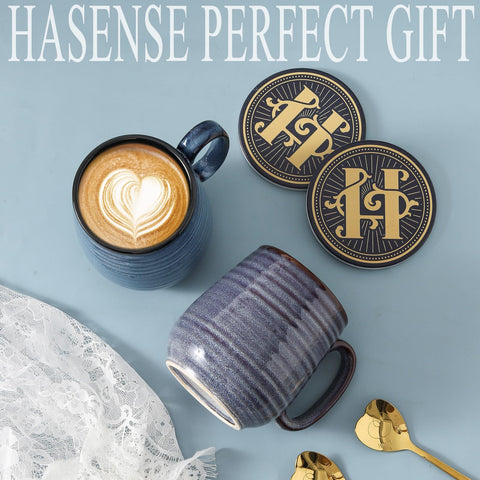 HASENSE: cuchara dorada para mezclar tus bebidas con estilo.