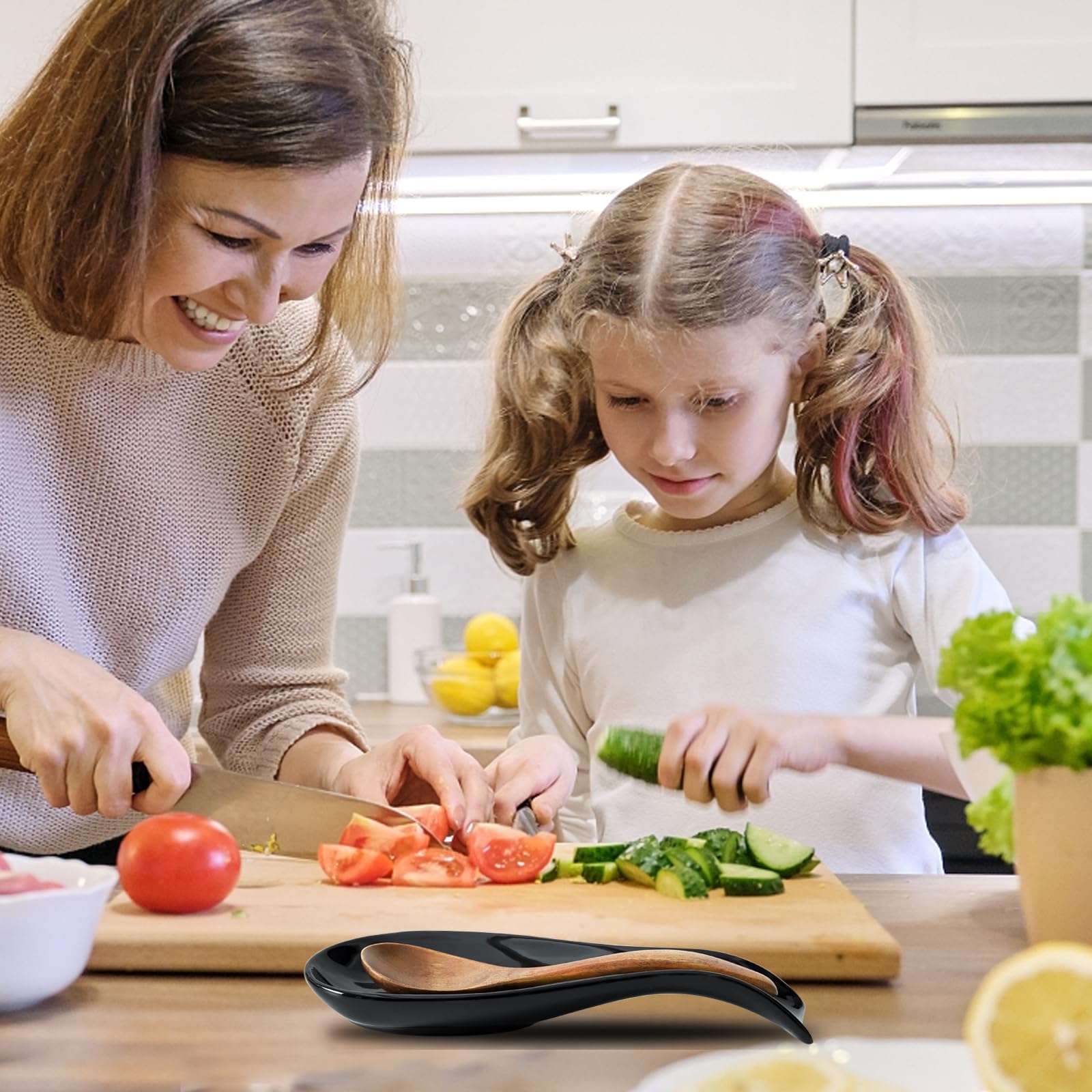 Hasense diseño decorativo negro que realza la cocina