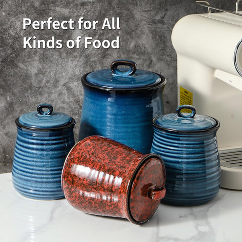 HASENSE: Diseño retro azul que realza la cocina y facilita la organización.