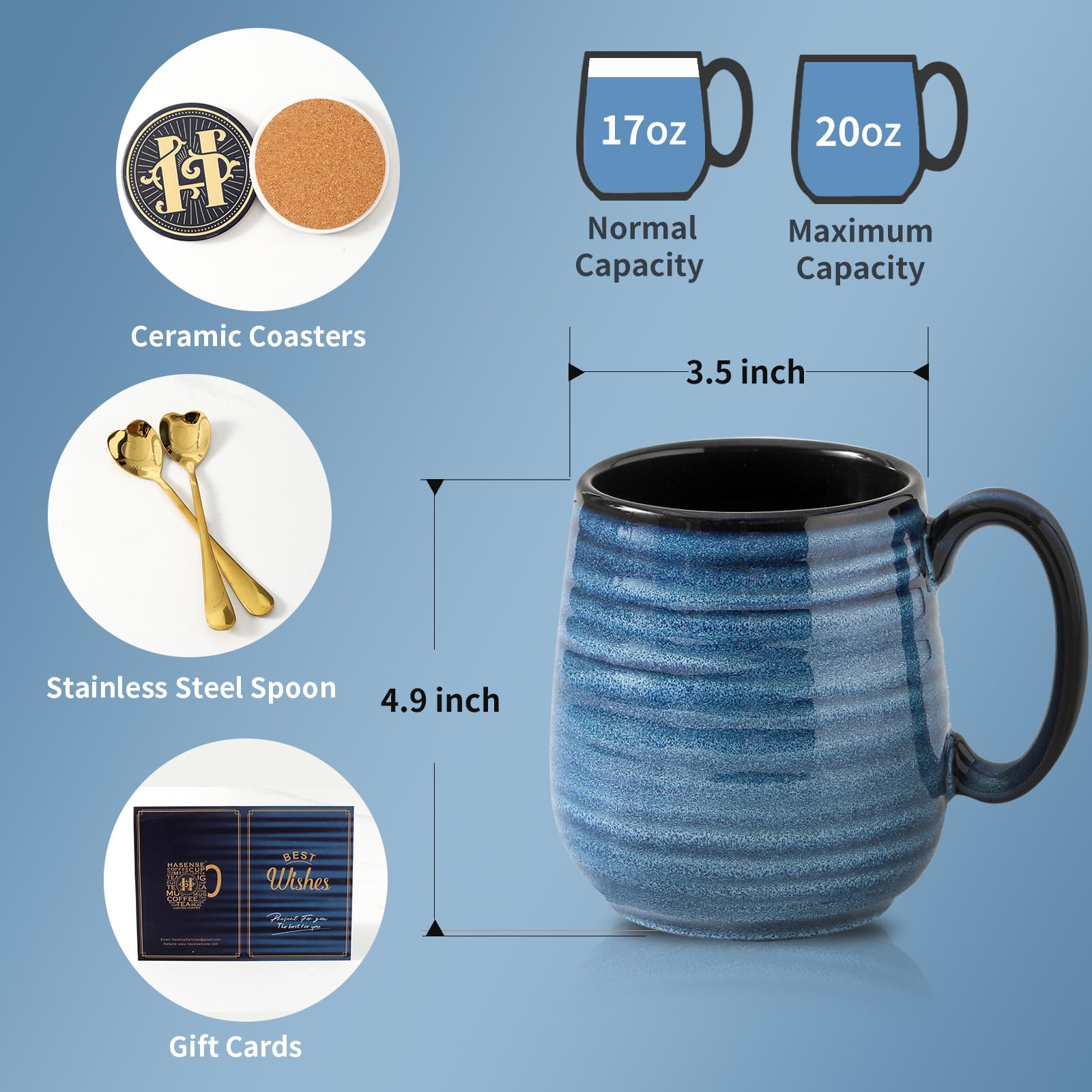 HASENSE: empaque-regalo para tazas, perfecto para sorprender.