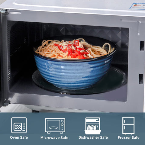 HASENSE ensaladera apilables azul ahorra espacio y facilita organización en la cocina