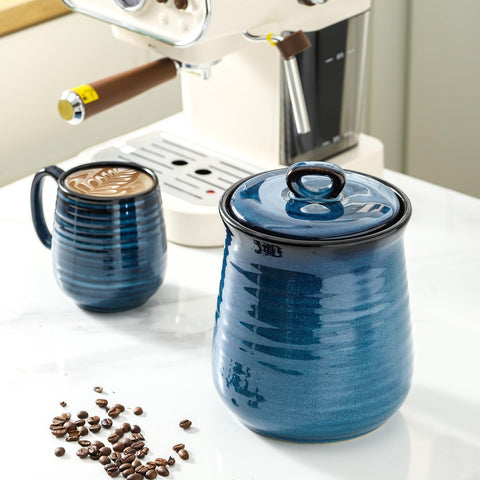 HASENSE: Frasco cerámico para té y café, al alcance de la mano.