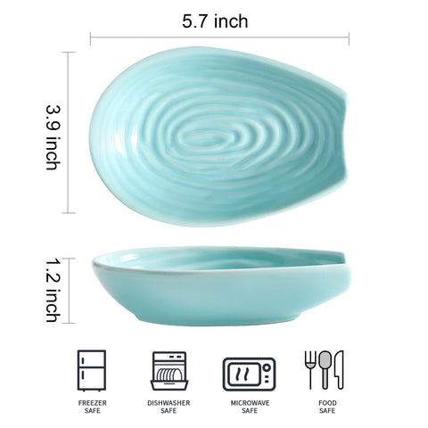 Hasense reposacucharas cerámico tamaño generoso admite varias herramientas de cocina.