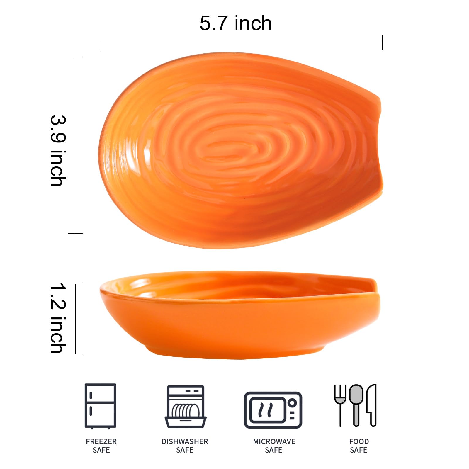 HASENSE sostenedor de utensilios para cocina, uso práctico en encimera con acabado naranja