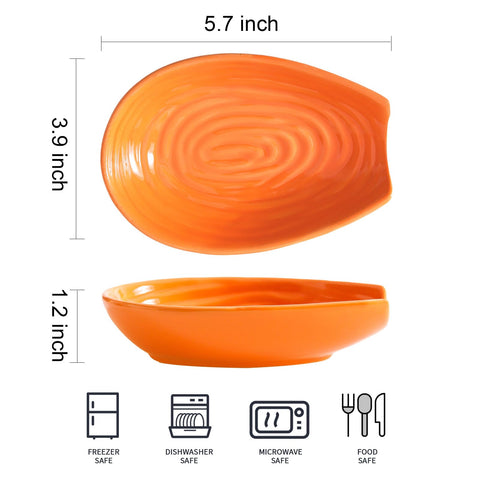 HASENSE sostenedor de utensilios para cocina, uso práctico en encimera con acabado naranja