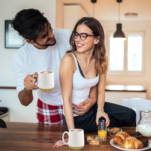 HASENSE taza cafe asa ergonomico para un agarre cómodo.