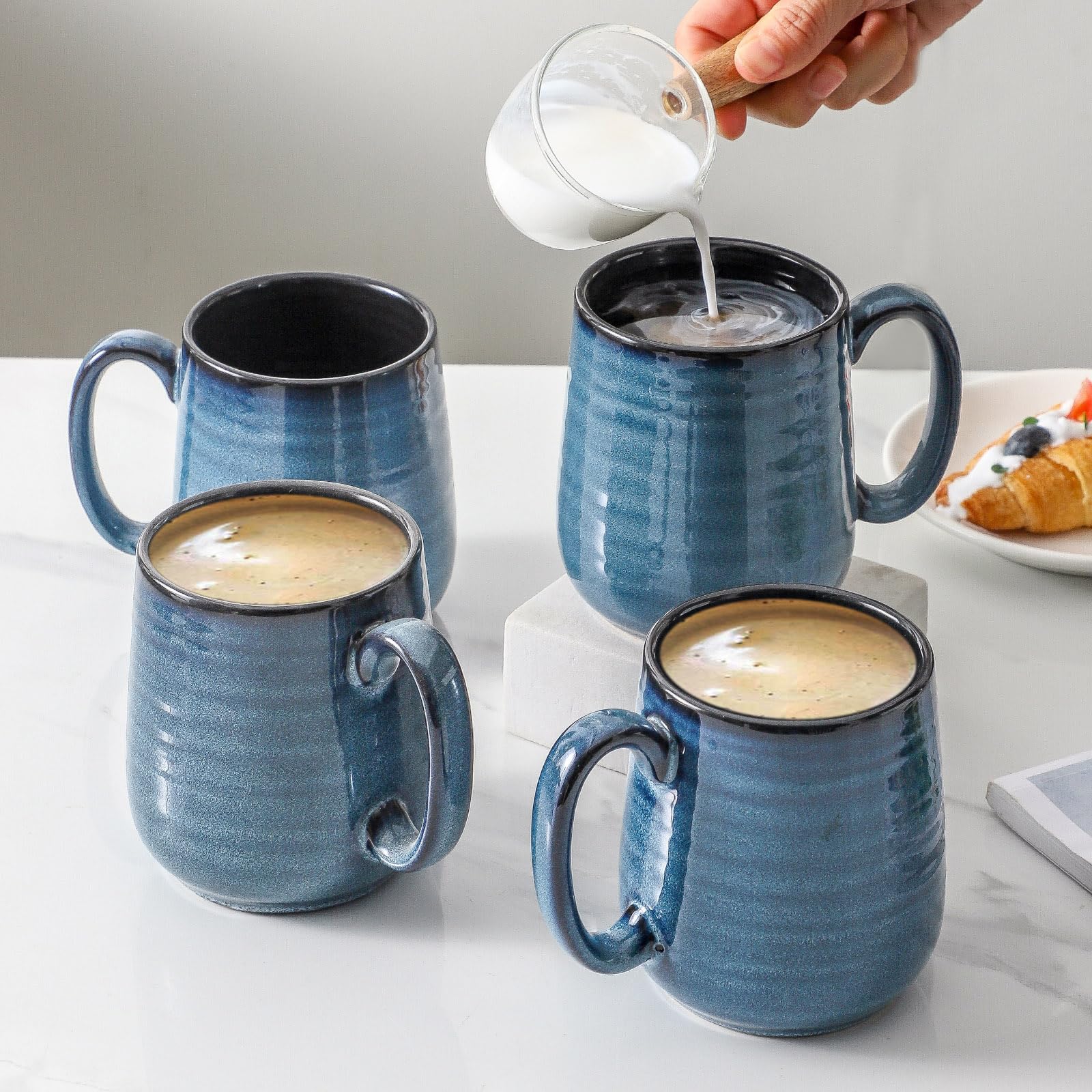 HASENSE taza cafe lavavajillas y microondas, conveniente para el día a día.