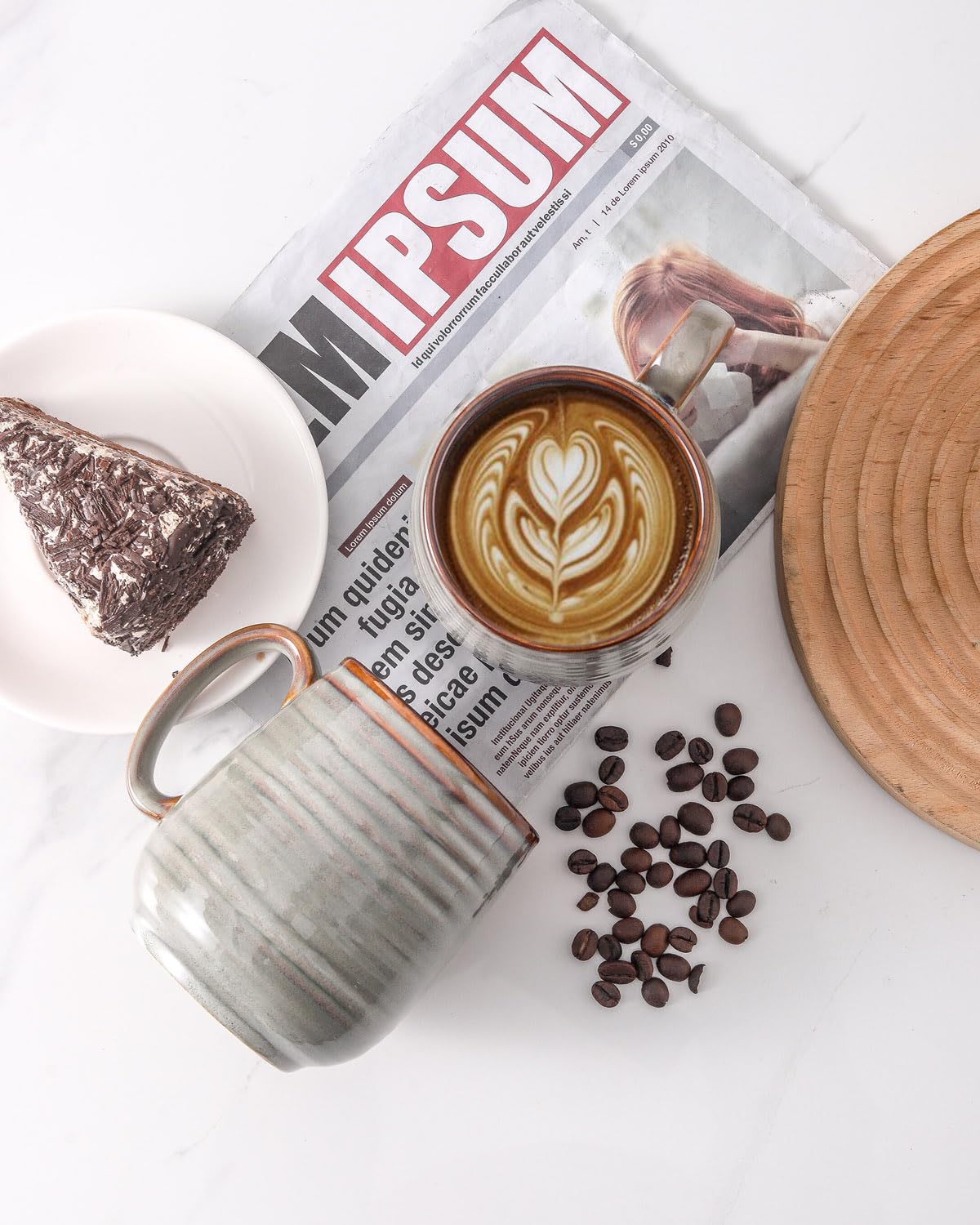 Taza HASENSE apta para lavavajillas y microondas, limpieza y recalentado
