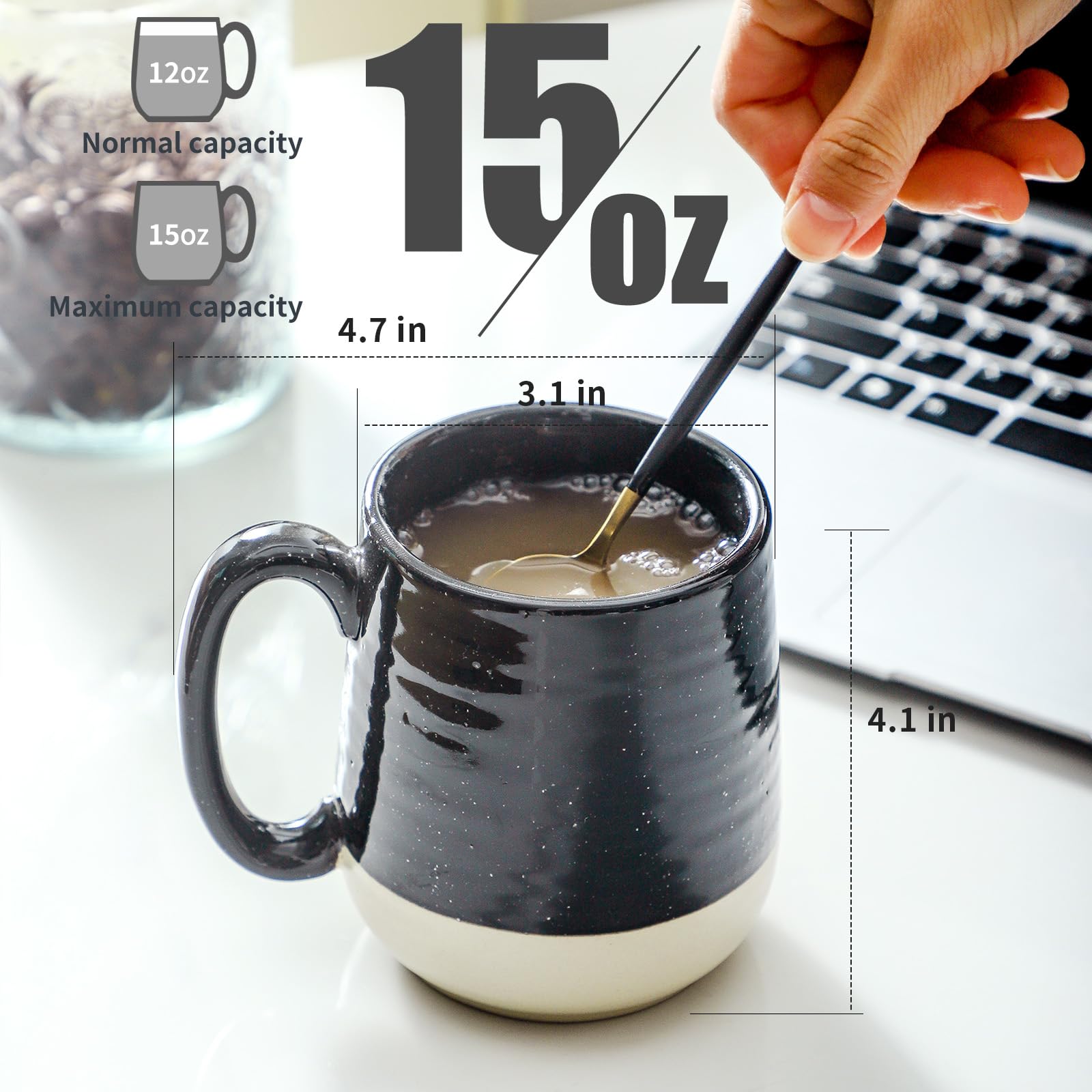 Hasense tazas cafe coloridas en 6 colores, ideal para cada persona.