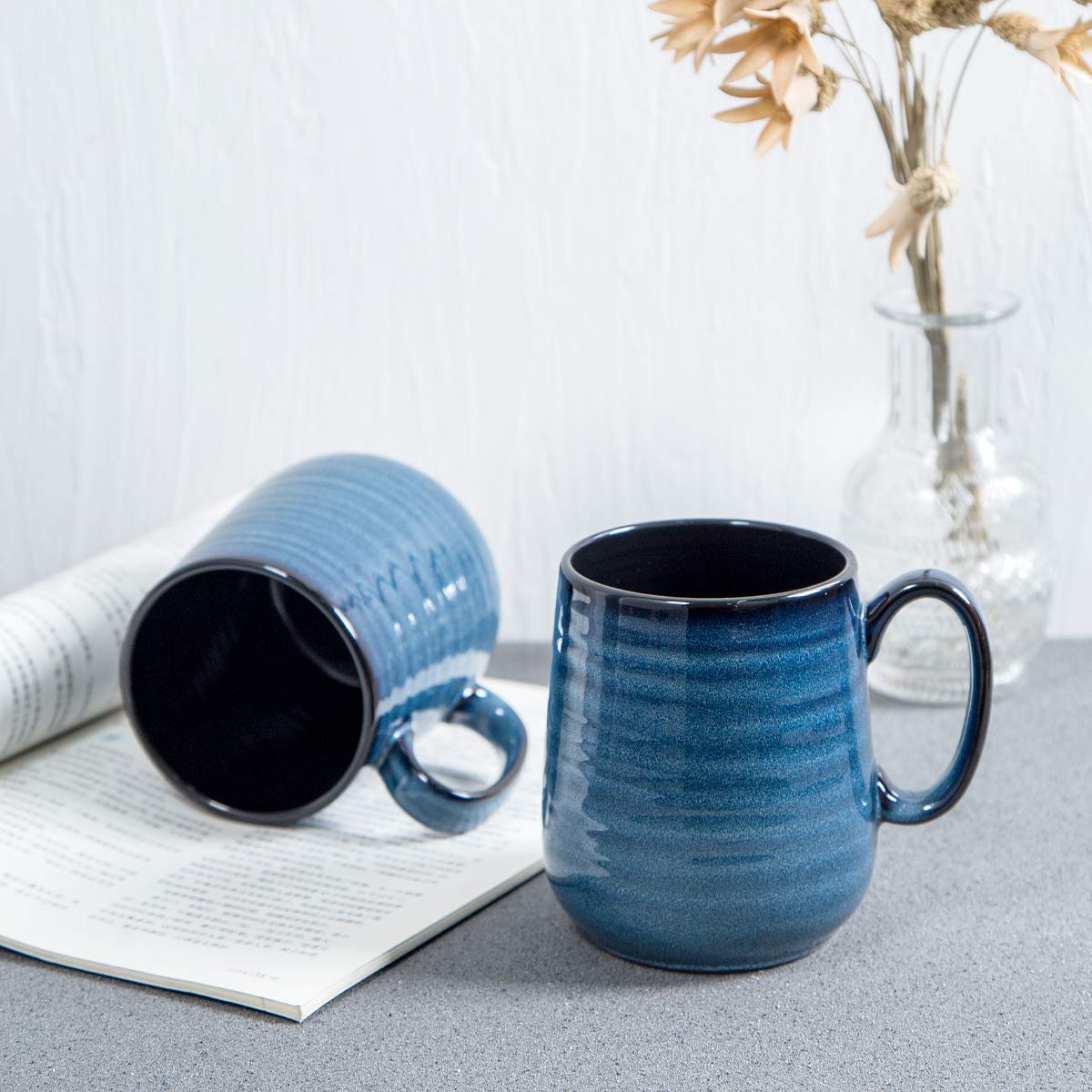 HASENSE tazas porcelana con acabado brillante, elevan cualquier mesa