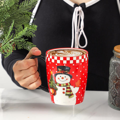 HASENSE juego de tazas navidad 4 piezas, ideal para compartir